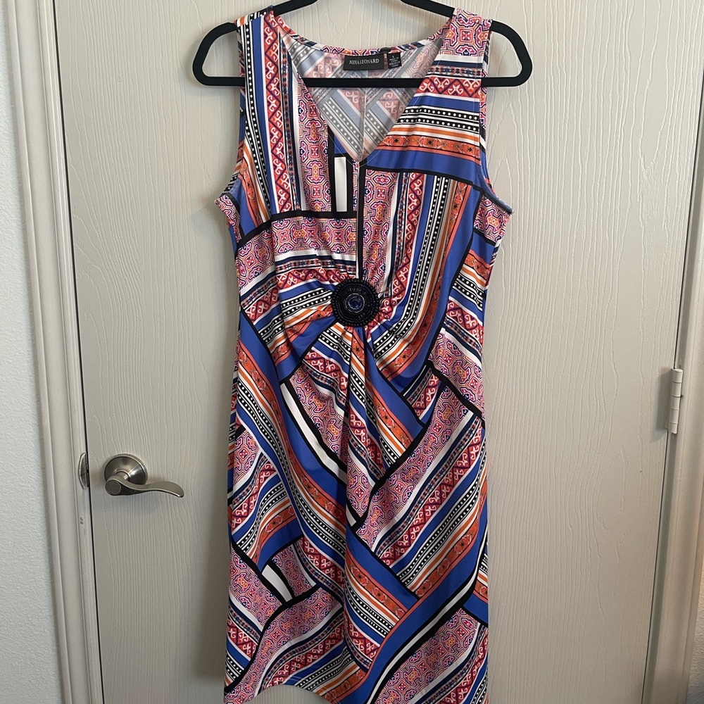 Beautiful Nina Leonard dress